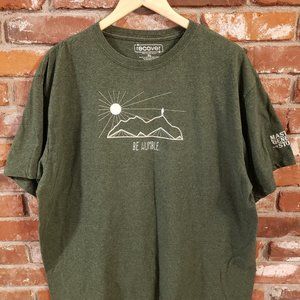 Recover Men's XL forest green "Be Humble" short sleeve graphic T shirt